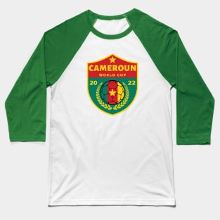 Cameroon Football Baseball T-Shirt